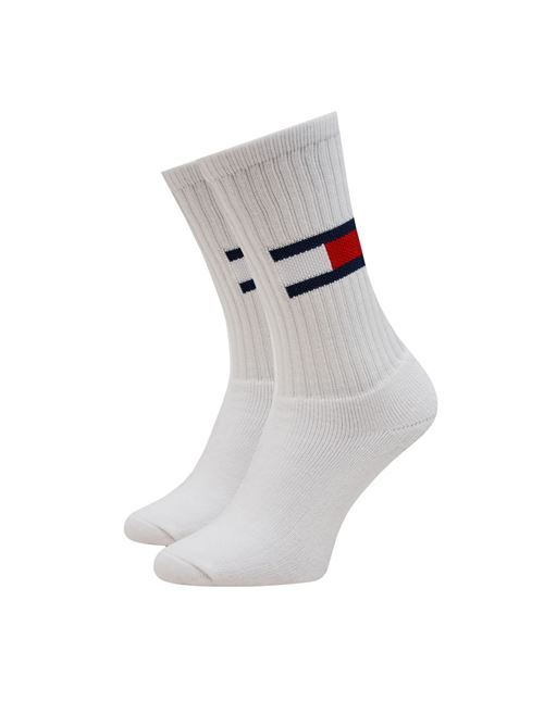 Calzino uomo bianco in cotone Tommy Jeans | 701228222U001